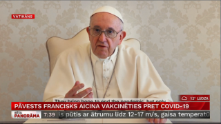 Pāvests Francisks aicina vakcinēties pret Covid-19