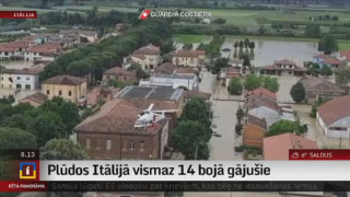 Plūdos Itālijā vismaz 14 bojā gājušie
