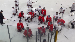 Latvijas U-20 hokeja izlase gatavojas Pasaules čempionātam