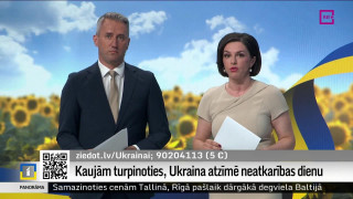 Kaujām turpinoties, Ukraina atzīmē neatkarības dienu