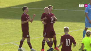 Latvija-Sanmarīno. U-21 futbola spēles epizodes