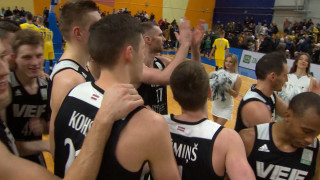 "VEF Rīga" kļūst par Latvijas čempioniem basketbolā