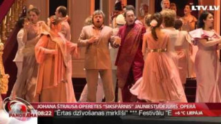 Johana Štrausa operetes "Sikspārnis" jauniestudējums  Operā