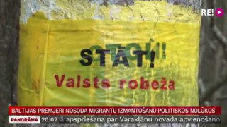 Baltijas premjeri nosoda migrantu izmantošanu politiskos nolūkos