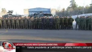 Latvijā viesojas NATO ģenerālsekretārs