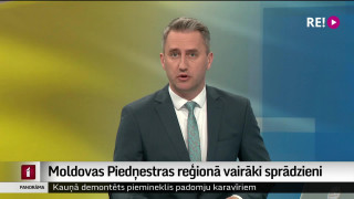 Moldovas Piedņestras reģionā vairāki sprādzieni