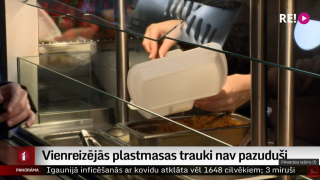 Vienreizējās plastmasas trauki nav pazuduši