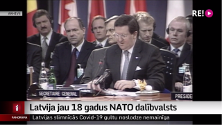Latvija jau 18 gadus NATO dalībvalsts