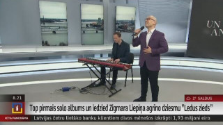 Top pirmais solo albums un iedzied Zigmara Liepiņa agrīno dziesmu "Ledus zieds”