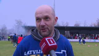 Latvijas futbola Virslīgas spēle "RFS" - FK "Metta". Viktors Morozs