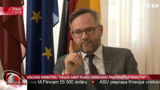 Vācijas ministrs: "Vēlos sākt plašu diskusiju par Eiropas nākotni"