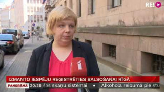 Izmanto iespēju reģistrēties balsošanai Rīgā