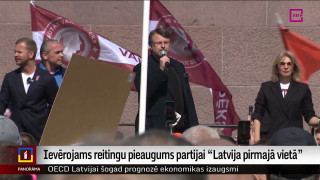 Ievērojams reitingu pieaugums partijai "Latvija pirmajā vietā"