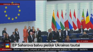 EP Saharova balvu piešķir Ukrainas tautai