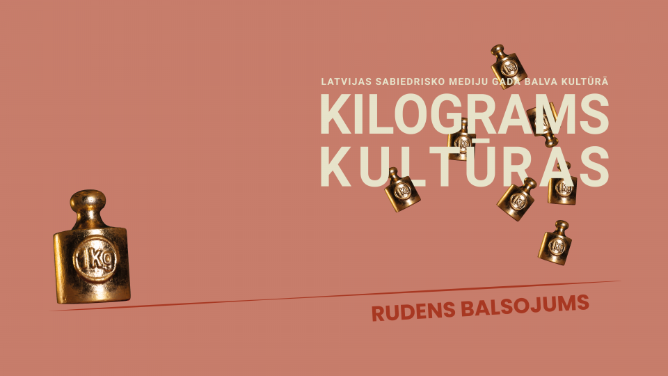 Noskaidroti "Kilograms kultūras 2024" rudens balsojuma rezultāti