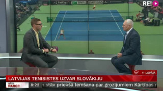 Latvijas tenisistes uzvar Slovākiju. Intervija ar Juri Savicki