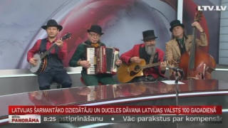 Latvijas šarmantāko dziedātāju un Duceles dāvana Latvijas valsts 100. gadadienā