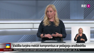 Valdība turpina meklēt kompromisus ar pedagogu arodbiedrību