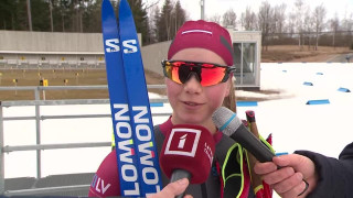 Latvijas čempionāts distanču slēpošanā. Elza Bleidele