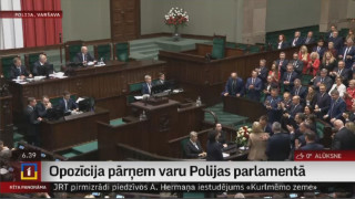 Opozīcija pārņem varu Polijas parlamentā