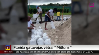 Florida gatavojas vētrai "Miltons"