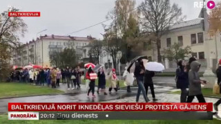 Baltkrievijā norit iknedēļas sieviešu protesta gājiens