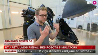 RTU pētījumos piedalīsies robots simulators