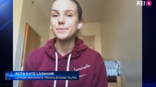 Trīssoļlēcēja Lasmane: Par Latvijas rekordu esmu priecīga