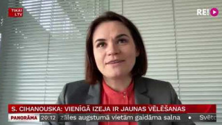 S. Cihanouska: Vienīgā izeja ir jaunas vēlēšanas