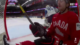 Pasaules čempionāts hokejā. Kanāda - Somija. Pēcspēles metieni