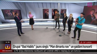 Grupai "Bad Habits" jauns singls "Man dimantu nav" un gaidāmi koncerti