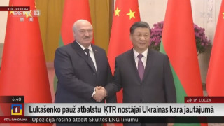 Lukašenko pauž atbalstu  ĶTR nostājai Ukrainas kara jautājumā