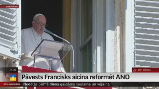 Pāvests Francisks aicina reformēt ANO