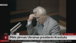 Miris pirmais Ukrainas prezidents Kravčuks
