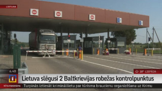 Lietuva slēgusi divus Baltkrievijas robežas kontrolpunktus