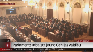 Parlaments atbalsta jauno Čehijas valdību