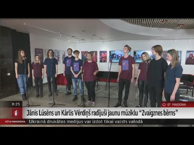 Jānis un radījuši jaunu mūziklu «Zvaigznes / Ieraksts / REplay.lv