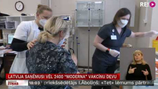 Latvija saņēmusi vēl 2400 "Moderna" vakcīnu devu