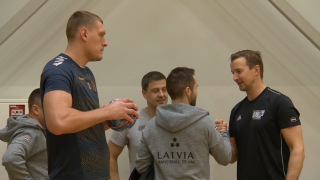 Latvijas handbola izlase gatavojas EČ finālturnīram