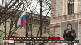 Latvija izraida Krievijas diplomātu