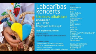 Rīt Daugavpilī gājiens un koncerts Ukrainas atbalstam