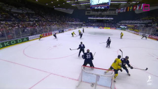 Pasaules čempionāts hokejā. Ceturtdaļfināls. Zviedrija - Somija 1:0