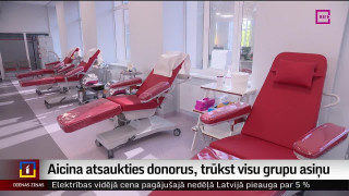 Aicina atsaukties donorus, trūkst visu grupu asiņu