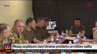Pieaug saspīlējums starp Ukrainas prezidentu un militāro vadību