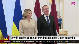 Latvijā ierodas Ukrainas prezidenta kundze Olena Zelenska
