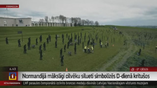 Normandijā mākslīgi cilvēku silueti simbolizēs D-dienā kritušos