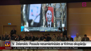 Zelenskis: Pasaule nesamierināsies ar Krimas okupāciju