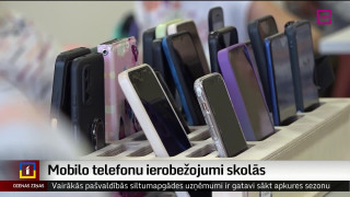 Mobilo telefonu ierobežojumi skolās