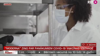 "Moderna" ziņo par  panākumiem Covid-19 vakcīnas izstrādē
