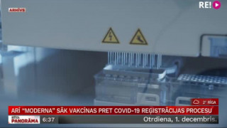 Arī "Moderna" sāk vakcīnas pret Covid-19 reģistrācijas procesu